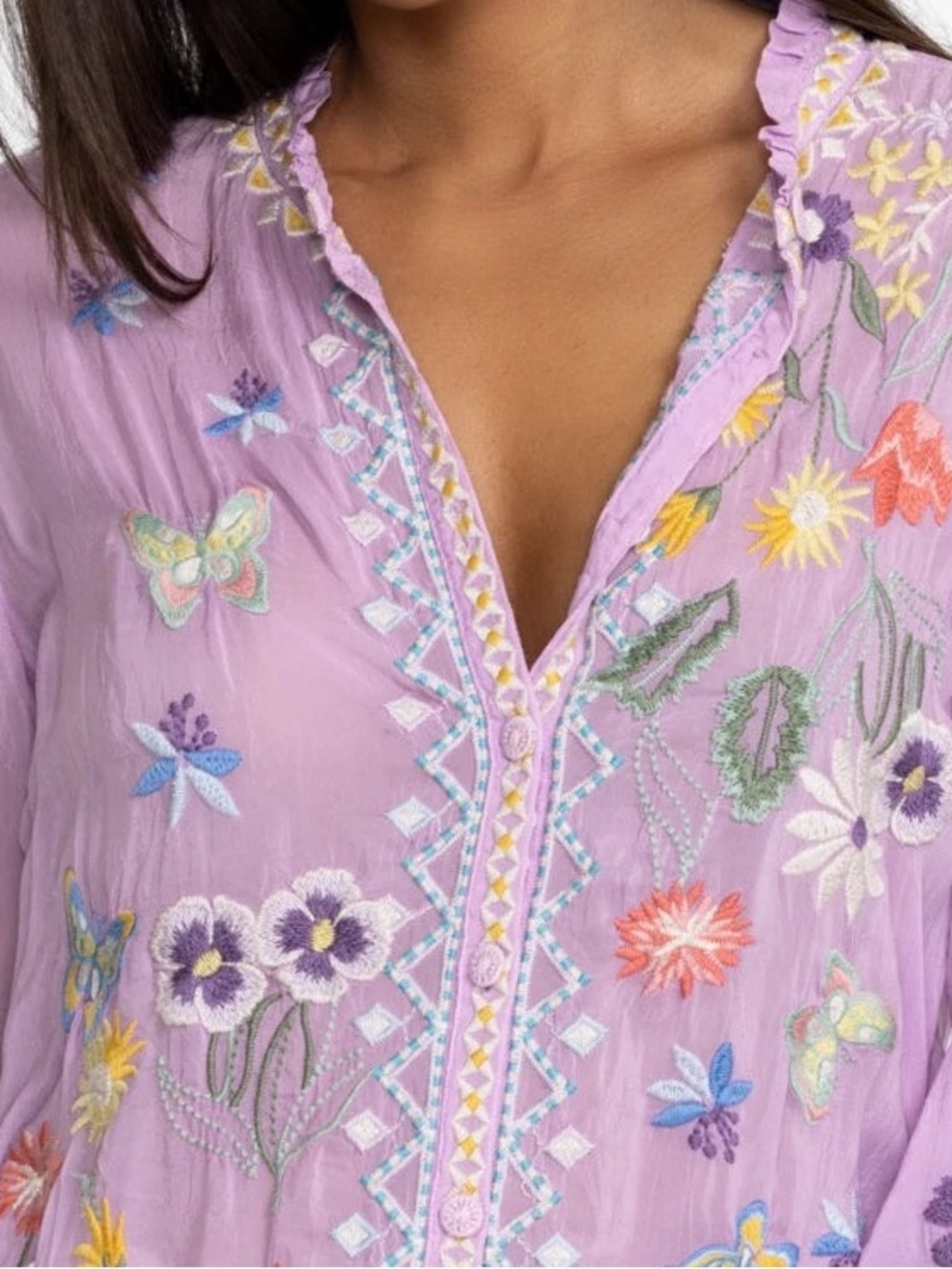 JOHNNY WAS MINODORA BLOUSE - Picture 12 of 13